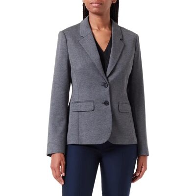 s.Oliver BLACK LABEL Grauer Melange Tailored Blazer - Blazer s.Oliver BLACK LABEL Grauer Melange Tailored Blazer - Blazer
