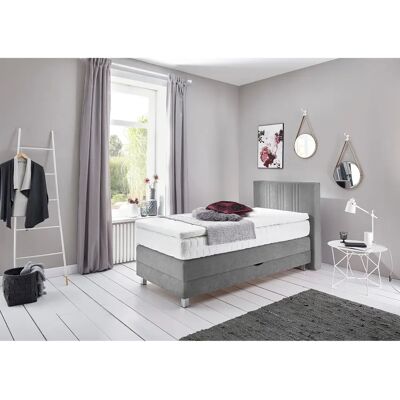 Westfalia Microvelours Boxspringbett - 90x200cm - Hergestellt in Deutschland Westfalia Microvelours Boxspringbett - 90x200cm - Hergestellt in Deutschland