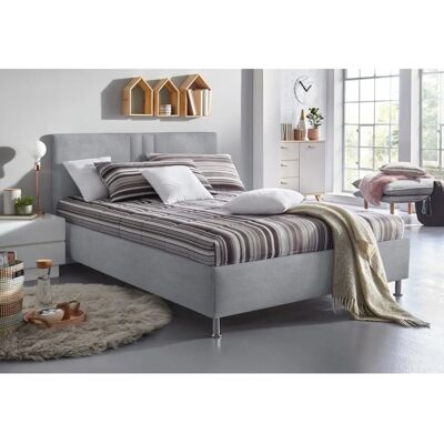 Westfalia Elba Bett - Grau 140x200 cm - Made in Germany Westfalia Elba Bett - Grau 140x200 cm - Made in Germany