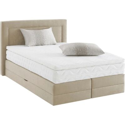 Westfalia Schlafkomfort Boxspringbett - 140x200cm, beige, mit Stauraum Westfalia Schlafkomfort Boxspringbett - 140x200cm, beige, mit Stauraum