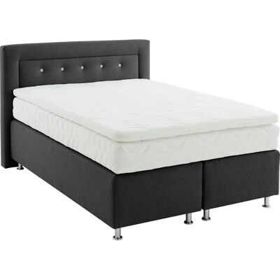 Westfalia Schlafkomfort Boxspringbett - 155x210cm, Grau, Komplettset Westfalia Schlafkomfort Boxspringbett - 155x210cm, Grau, Komplettset