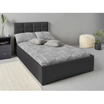 Westfalia Schlafkomfort Polsterbett - Schwarz - 120x200cm Westfalia Schlafkomfort Polsterbett - Schwarz - 120x200cm