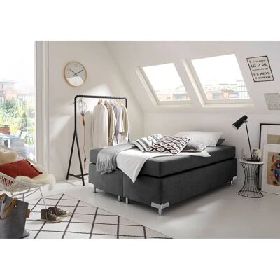 Westfalia Holland Boxspringbett - 7-Zonen-Kaltschaum, 140x200cm, H2, Grau Westfalia Holland Boxspringbett - 7-Zonen-Kaltschaum, 140x200cm, H2, Grau