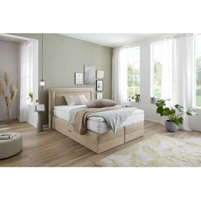 Westfalia Schlafkomfort Microvelours Boxspringbett - Komplett mit Stauraum & Topper Westfalia Schlafkomfort Microvelours Boxspringbett - Komplett mit Stauraum & Topper