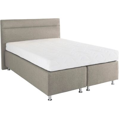 WESTFALIA SCHLAFKOMFORT Beige Boxspringbett - Komplett mit Bonnell-Matratze WESTFALIA SCHLAFKOMFORT Beige Boxspringbett - Komplett mit Bonnell-Matratze