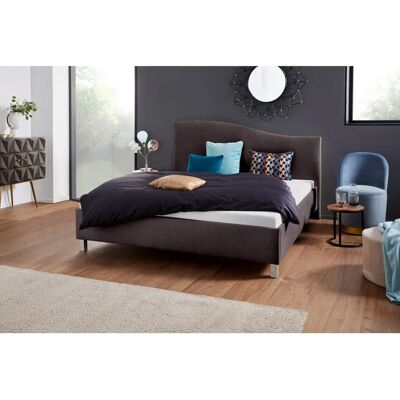 Westfalia Polsterbett - Velours - 160x200cm - Grau Westfalia Polsterbett - Velours - 160x200cm - Grau