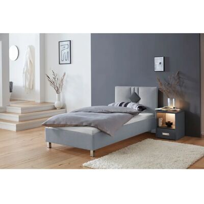 WESTFALIA SCHLAFKOMFORT Bett - 100x200 cm, Holz, Grau - Bett WESTFALIA SCHLAFKOMFORT Bett - 100x200 cm, Holz, Grau - Bett