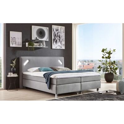 Westfalia Schlafkomfort Boxspringbett - grau - 175x210cm - H2 Westfalia Schlafkomfort Boxspringbett - grau - 175x210cm - H2