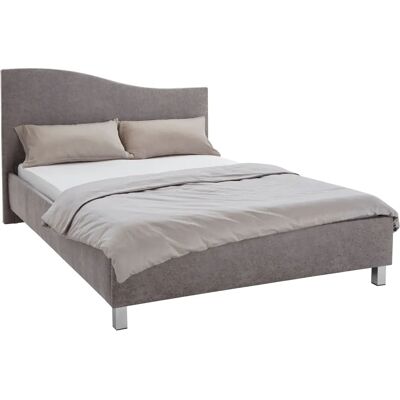 Polsterbett WESTFALIA SCHLAFKOMFORT - Veloursstoff, 140x200cm, Grau Polsterbett WESTFALIA SCHLAFKOMFORT - Veloursstoff, 140x200cm, Grau