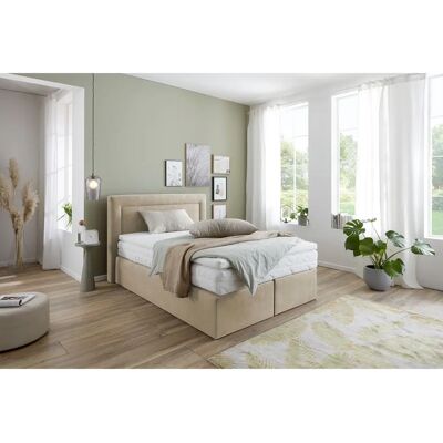 WESTFALIA SCHLAFKOMFORT Microvelours Boxspringbett - 140x200cm - Made in Germany WESTFALIA SCHLAFKOMFORT Microvelours Boxspringbett - 140x200cm - Made in Germany