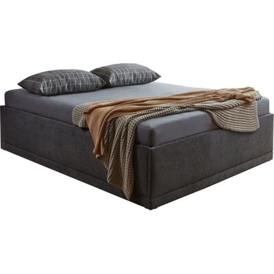 Westfalia Schlafkomfort Texel - Polsterbett, schwarz, Velours, 160x200cm Westfalia Schlafkomfort Texel - Polsterbett, schwarz, Velours, 160x200cm