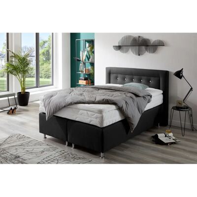 Westfalia Schlafkomfort Boxspringbett - Grau - 140x200cm Westfalia Schlafkomfort Boxspringbett - Grau - 140x200cm