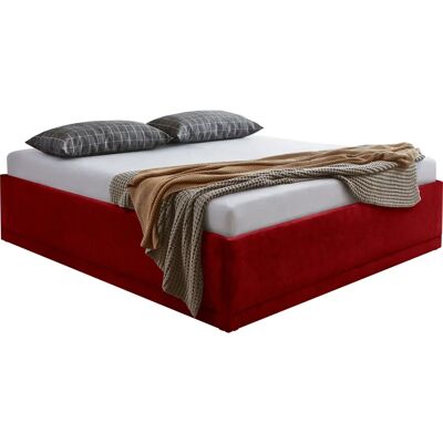 Westfalia Schlafkomfort Texel - Polsterbett, 200x200cm, Microfaser, Bordeaux-rot - Polsterbett Westfalia Schlafkomfort Texel - Polsterbett, 200x200cm, Microfaser, Bordeaux-rot - Polsterbett