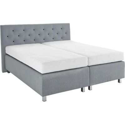 Westfalia Schlafkomfort Boxspringbett - 200x200cm, H3, Grau Westfalia Schlafkomfort Boxspringbett - 200x200cm, H3, Grau