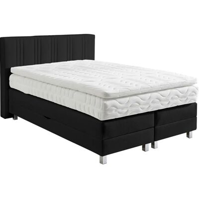 Westfalia Schlafkomfort Boxspringbett - 140x200cm, Schwarz, Komplettbett Westfalia Schlafkomfort Boxspringbett - 140x200cm, Schwarz, Komplettbett