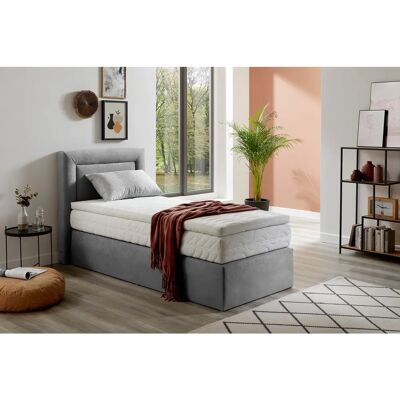 Westfalia Schlafkomfort Boxspringbett - 90x200cm, Grau Westfalia Schlafkomfort Boxspringbett - 90x200cm, Grau