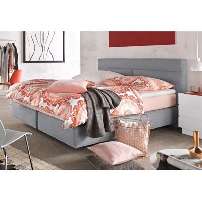 Westfalia Schlafkomfort Hellgraues Boxspringbett - Bett Westfalia Schlafkomfort Hellgraues Boxspringbett - Bett