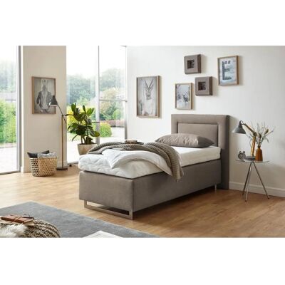 WESTFALIA SCHLAFKOMFORT Beiges Boxspringbett - 5-Zonen-Taschenfederkern WESTFALIA SCHLAFKOMFORT Beiges Boxspringbett - 5-Zonen-Taschenfederkern