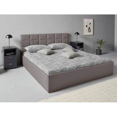 WESTFALIA Polsterbett - 180x200cm, Grau, Stauraum, Verstellbare Lattenroste WESTFALIA Polsterbett - 180x200cm, Grau, Stauraum, Verstellbare Lattenroste