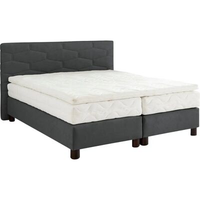 Westfalia Boxspringbett Microvelours 160x200 - Boxspringbett Westfalia Boxspringbett Microvelours 160x200 - Boxspringbett