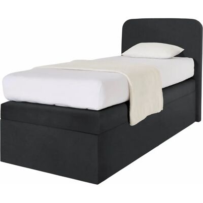 Westfalia Schlafkomfort Boxspringbett - Microvelours - 90x200cm - Boxspringbett Westfalia Schlafkomfort Boxspringbett - Microvelours - 90x200cm - Boxspringbett