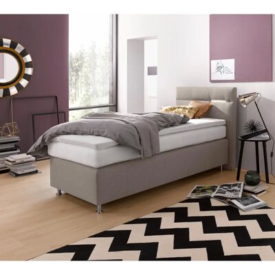 Westfalia Schlafkomfort Beige Boxspringbett - 90x200cm H3 Westfalia Schlafkomfort Beige Boxspringbett - 90x200cm H3