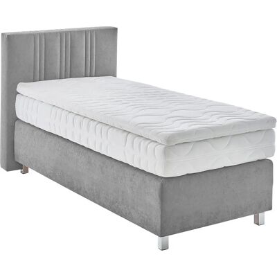 WESTFALIA SCHLAFKOMFORT Boxspringbett - Microvelours - 90x200cm WESTFALIA SCHLAFKOMFORT Boxspringbett - Microvelours - 90x200cm