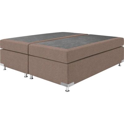 Westfalia Holland Boxspringbett - Bonnell-Feder, 200x200cm, Beige Westfalia Holland Boxspringbett - Bonnell-Feder, 200x200cm, Beige