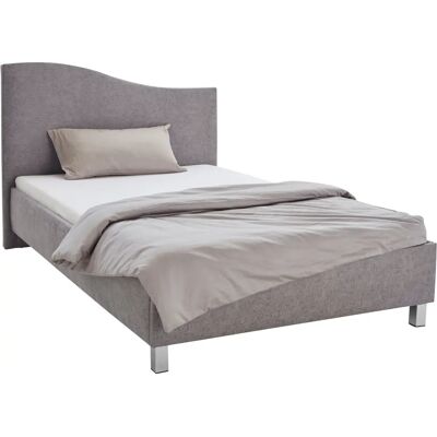 WESTFALIA SCHLAFKOMFORT Veloursbett - 120x200cm, Grau WESTFALIA SCHLAFKOMFORT Veloursbett - 120x200cm, Grau