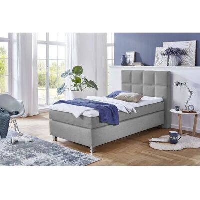 Westfalia Schlafkomfort Boxspringbett - 120x200cm, Grau, H3 - Boxspringbett Westfalia Schlafkomfort Boxspringbett - 120x200cm, Grau, H3 - Boxspringbett