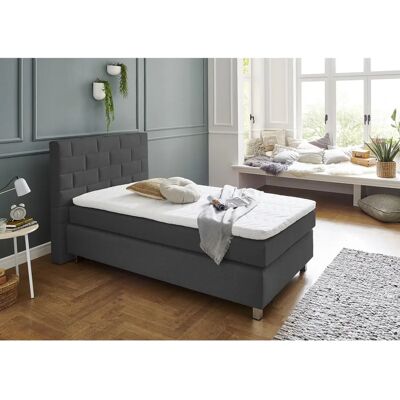 WESTFALIA SCHLAFKOMFORT Charcoal Boxspringbett - 120x200 cm, H2, Polyester WESTFALIA SCHLAFKOMFORT Charcoal Boxspringbett - 120x200 cm, H2, Polyester