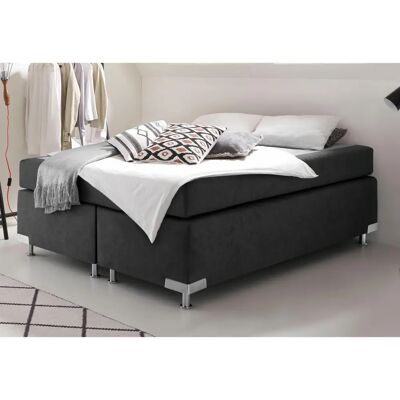 WESTFALIA SCHLAFKOMFORT Holland Boxspringbett - 140x200cm, schwarz, Komplettbetten WESTFALIA SCHLAFKOMFORT Holland Boxspringbett - 140x200cm, schwarz, Komplettbetten