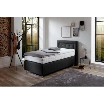 Westfalia Schlafkomfort Boxspringbett - Komplett, Charcoal, 115x210cm Westfalia Schlafkomfort Boxspringbett - Komplett, Charcoal, 115x210cm