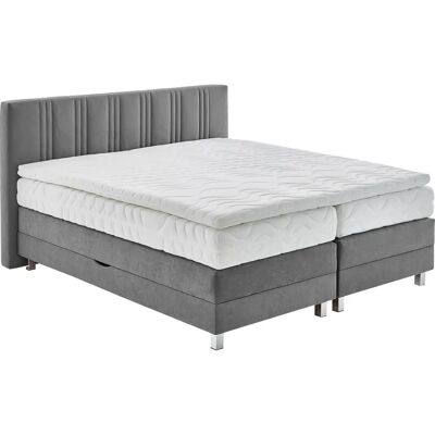 Westfalia Schlafkomfort Boxspringbett - Grau 180x200, H2 Westfalia Schlafkomfort Boxspringbett - Grau 180x200, H2