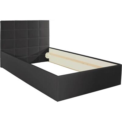 WESTFALIA Polsterbett mit Kontrastnähten - Betten, Schwarz, 120x200cm WESTFALIA Polsterbett mit Kontrastnähten - Betten, Schwarz, 120x200cm