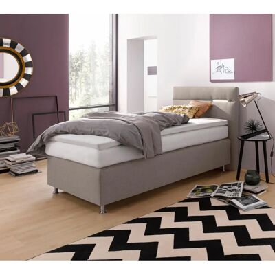 Westfalia Schlafkomfort Beige LED Boxspringbett - Boxspringbett Westfalia Schlafkomfort Beige LED Boxspringbett - Boxspringbett