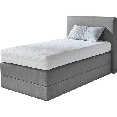 WESTFALIA SCHLAFKOMFORT Graues Boxspringbett - Komplett, 135x205cm WESTFALIA SCHLAFKOMFORT Graues Boxspringbett - Komplett, 135x205cm