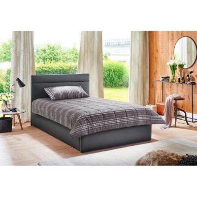 Polsterbett WESTFALIA SCHLAFKOMFORT - 120x200cm - Anthrazit - Made in Germany Polsterbett WESTFALIA SCHLAFKOMFORT - 120x200cm - Anthrazit - Made in Germany