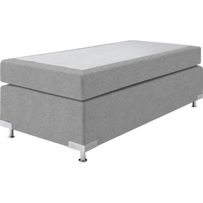 Westfalia Schlafkomfort Holland Boxspringbett - Grau, 92x201cm, 100kg Westfalia Schlafkomfort Holland Boxspringbett - Grau, 92x201cm, 100kg