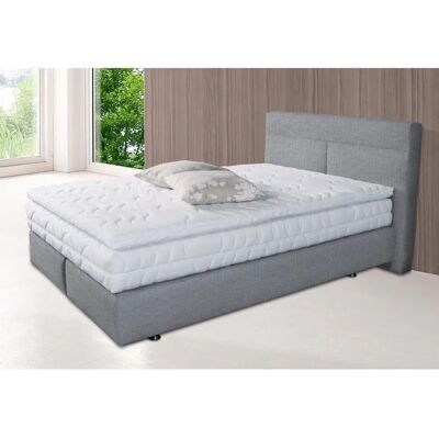 Westfalia Schlafkomfort Boxspringbett - 155x212cm, Grau, Bonnell-Matratze Westfalia Schlafkomfort Boxspringbett - 155x212cm, Grau, Bonnell-Matratze