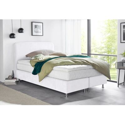 Westfalia Schlafkomfort Boxspringbett - Bonnell-Federkern, Microvelours, 130x212 cm Westfalia Schlafkomfort Boxspringbett - Bonnell-Federkern, Microvelours, 130x212 cm