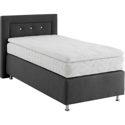 Westfalia Schlafkomfort Boxspringbett - Charcoal, 100x200cm, H2 Westfalia Schlafkomfort Boxspringbett - Charcoal, 100x200cm, H2