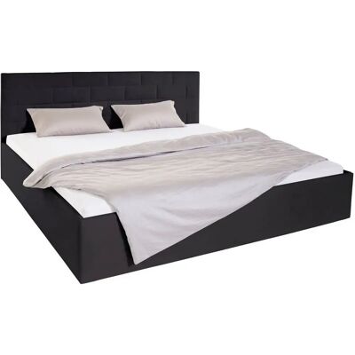 Westfalia Schlafkomfort Schwarzes Polsterbett - Bett, 200x200 cm, H98cm Westfalia Schlafkomfort Schwarzes Polsterbett - Bett, 200x200 cm, H98cm