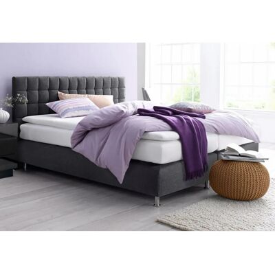 Westfalia Schlafkomfort Boxspringbett - 160x200cm - Grau - H2 - Komplettbett Westfalia Schlafkomfort Boxspringbett - 160x200cm - Grau - H2 - Komplettbett