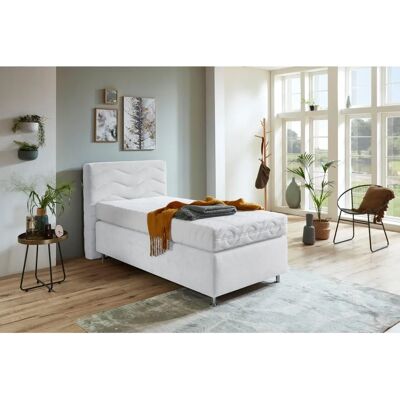 Westfalia Schlafkomfort Sigma - Boxspringbett, weiß, 90x200cm oder 105x210cm Westfalia Schlafkomfort Sigma - Boxspringbett, weiß, 90x200cm oder 105x210cm