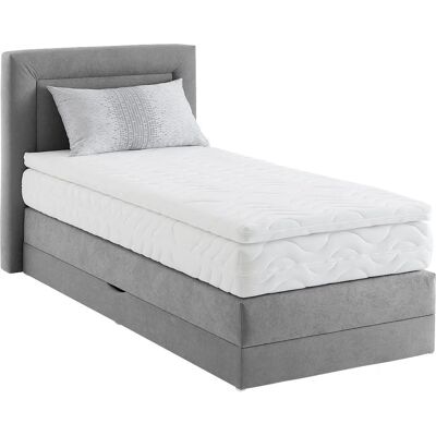 Westfalia Schlafkomfort Microvelours Boxspringbett - 90x200cm - Boxspringbett Westfalia Schlafkomfort Microvelours Boxspringbett - 90x200cm - Boxspringbett