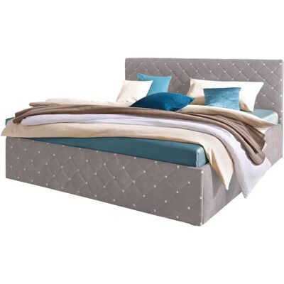 Westfalia Schlafkomfort Bett - Microfaser, Grau, 160x200cm Westfalia Schlafkomfort Bett - Microfaser, Grau, 160x200cm
