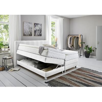 Westfalia Schlafkomfort Boxspringbett - 180x200 - Weiß - 7-Zonen Kaltschaum Westfalia Schlafkomfort Boxspringbett - 180x200 - Weiß - 7-Zonen Kaltschaum