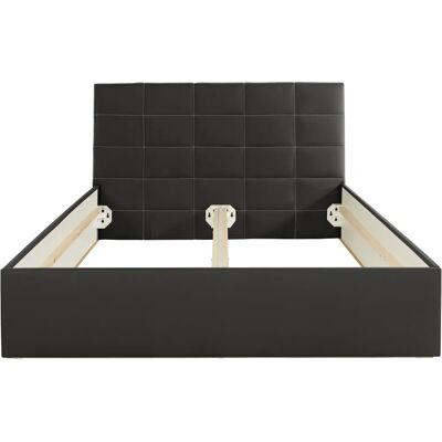 Westfalia Polsterbett - Stauraumlade - 160x200cm - Schwarz - Standardhöhe Westfalia Polsterbett - Stauraumlade - 160x200cm - Schwarz - Standardhöhe