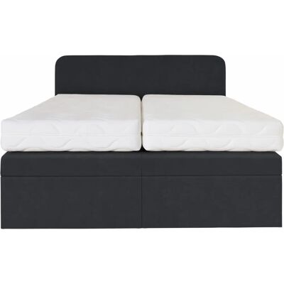 Westfalia Schlafkomfort Komplettbett - Bonnell-Federkern, Schwarz, 180x200cm Westfalia Schlafkomfort Komplettbett - Bonnell-Federkern, Schwarz, 180x200cm